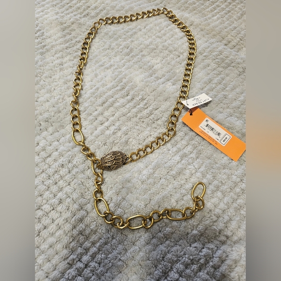 Kurt Geiger- Eagle Gold Chain Belt - Picture 3 of 7